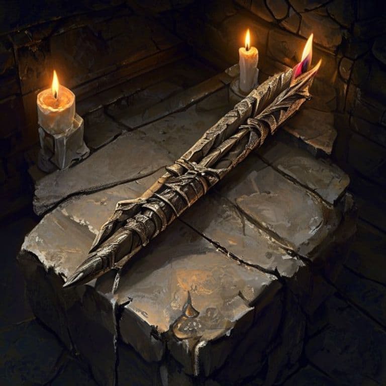 Siege Arrow — fantasy item illustration