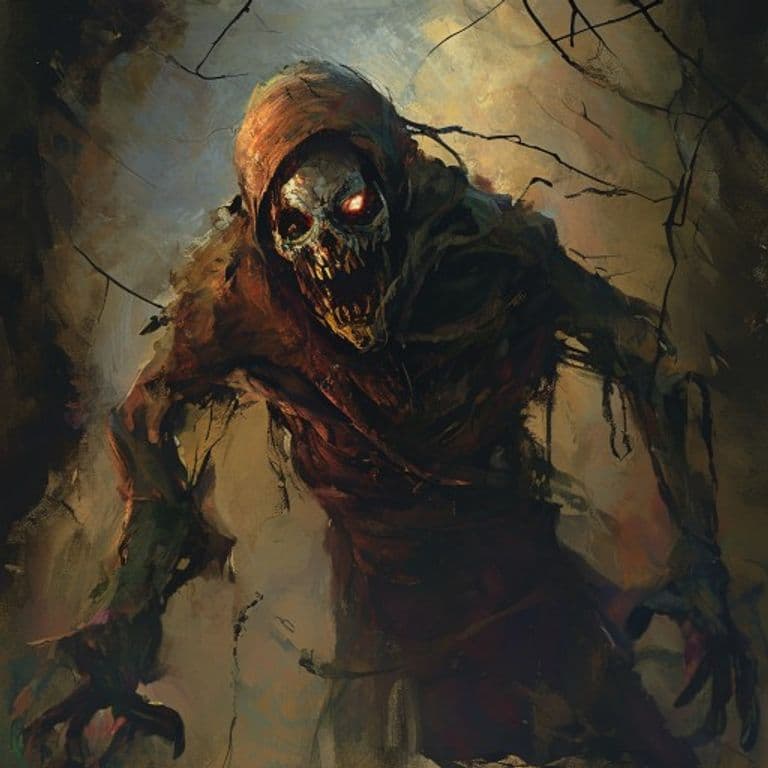 Lacedon — fantasy monster illustration