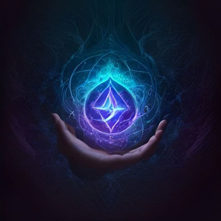 Holy Aura — fantasy spell effect illustration. Holy Aura is a 8th-level abjuration available to Cleric.
