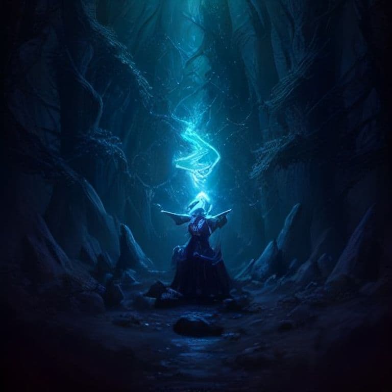 Confusion — fantasy spell effect illustration. Confusion is a 4th-level enchantment available to Bard, Cleric, Druid, Sorcerer, Wizard.