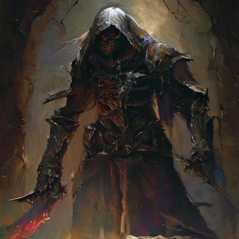 Dread Knight — fantasy monster illustration