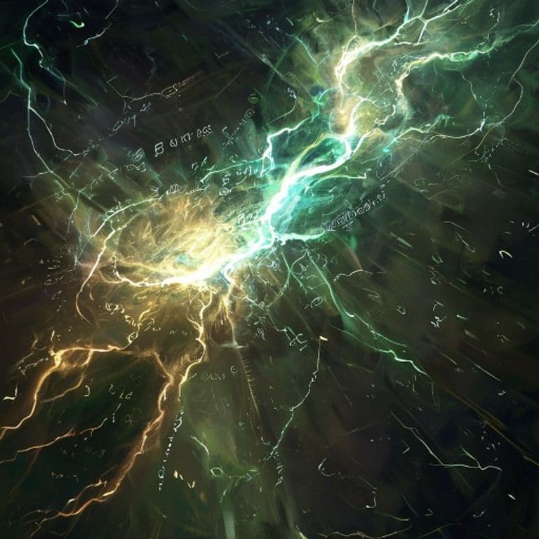 Storm of Vengeance — fantasy spell effect illustration