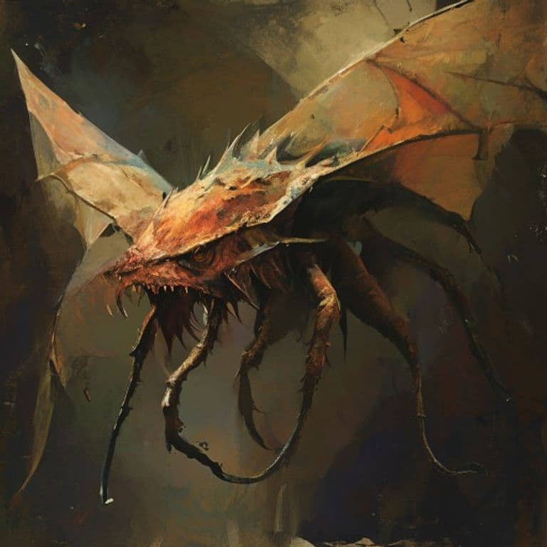 Stirge — fantasy monster illustration