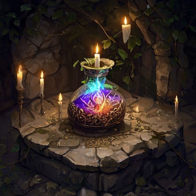 Ash of the Ebon Birch — fantasy item illustration