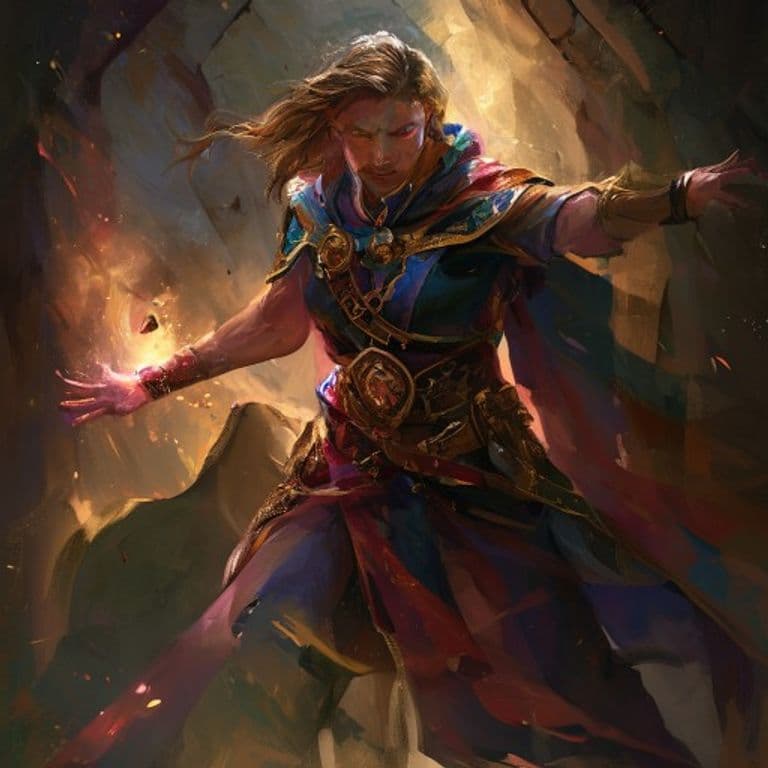 Cleric — fantasy class hero illustration. Cleric is a playable class.