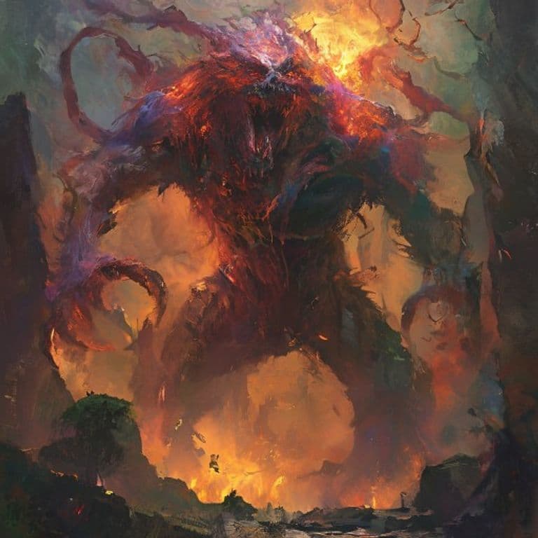 Elemental Locus — fantasy monster illustration