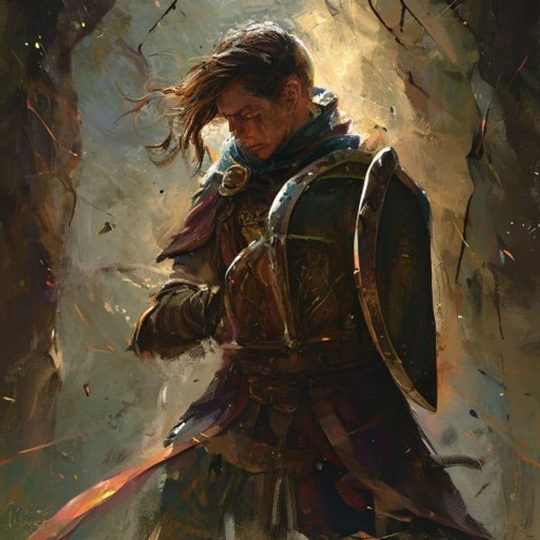 Shield Focus — fantasy feat illustration. Shield Focus is a feat.
