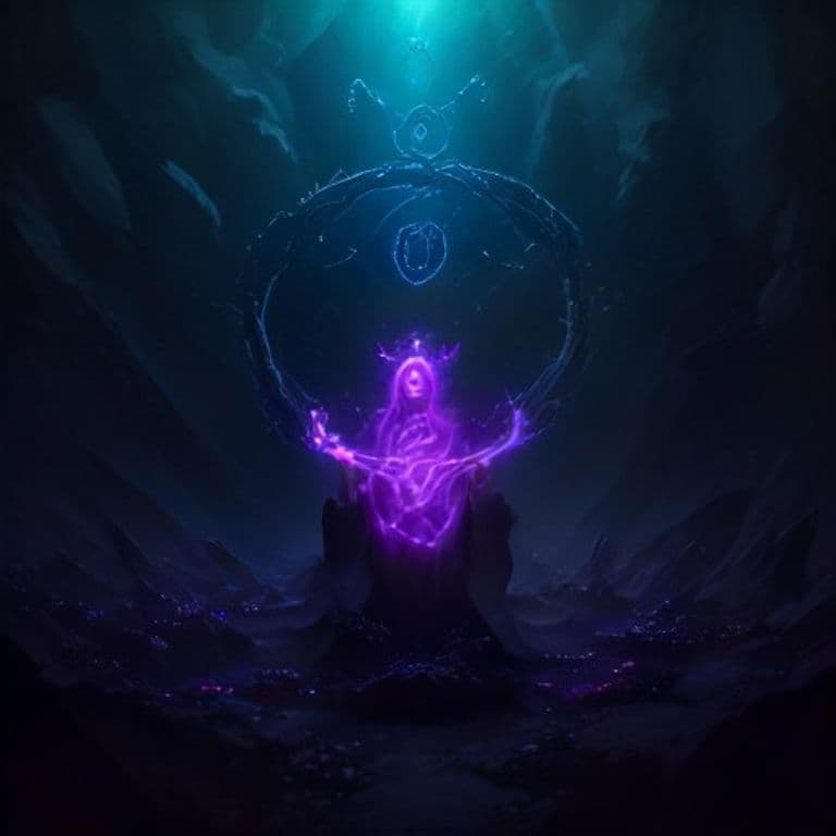 Grapevine — fantasy spell effect illustration. Grapevine is a Cantrip evocation available to Druid.