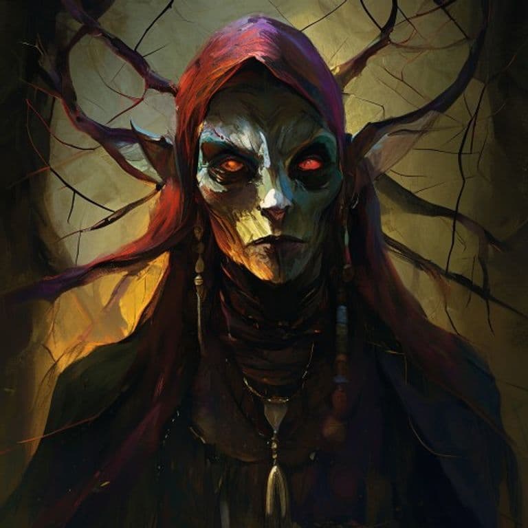 Splinter Matron — fantasy monster illustration