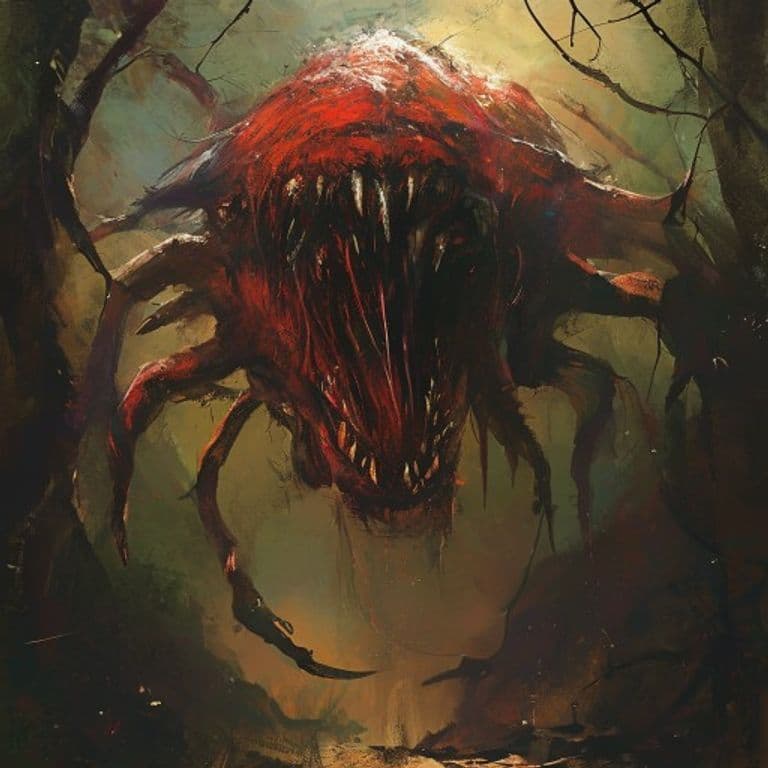 Urochar (Strangling Watcher) — fantasy monster illustration