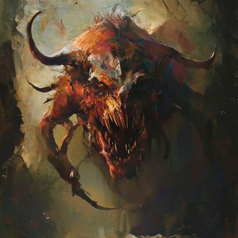 Horakh — fantasy monster illustration
