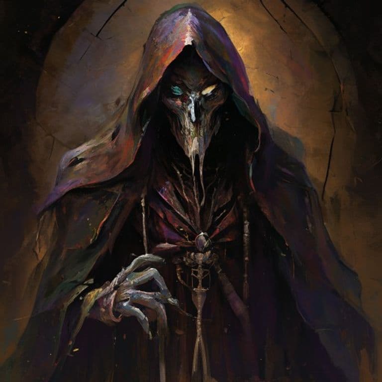 Hierophant Lich — fantasy monster illustration
