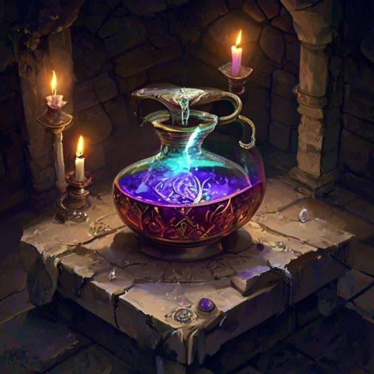 Potion of Healing — fantasy item illustration