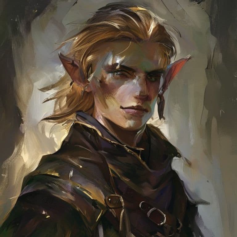 Half-Elf — fantasy race character portrait
