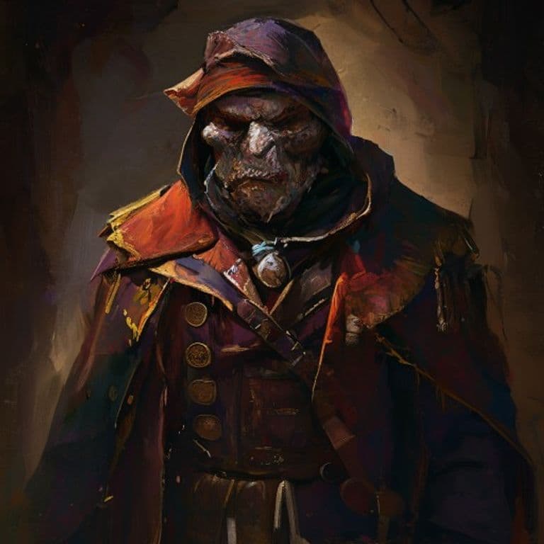 Npc: Merchant Captain — fantasy monster illustration