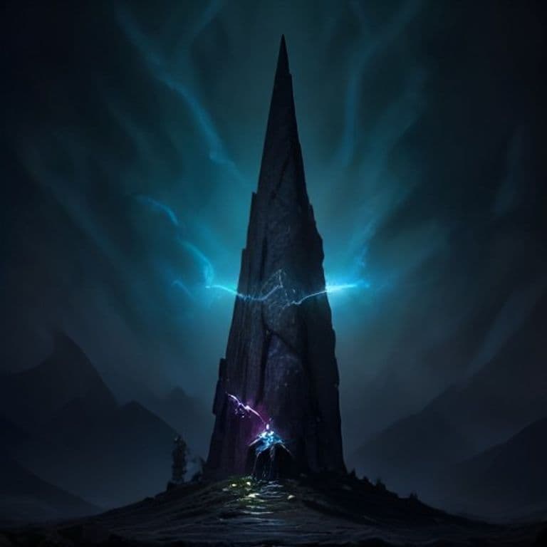 Spire of Stone — fantasy spell effect illustration. Spire of Stone is a 2nd-level conjuration available to Wizard, Warlock, Sorceror.
