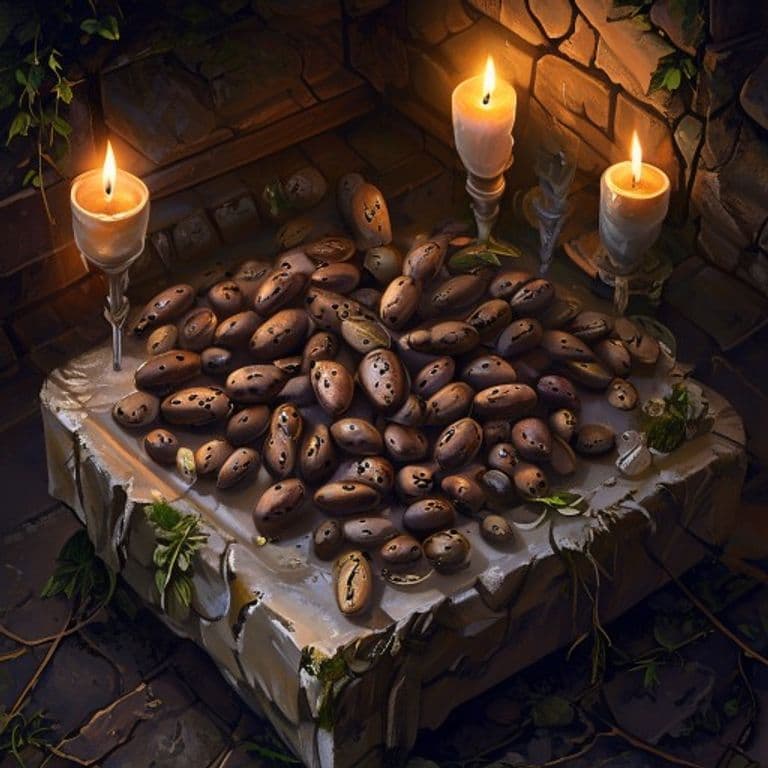 Umber Beans — fantasy item illustration