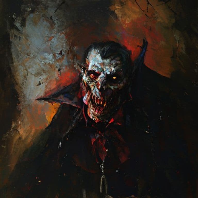 Vampire — fantasy monster illustration