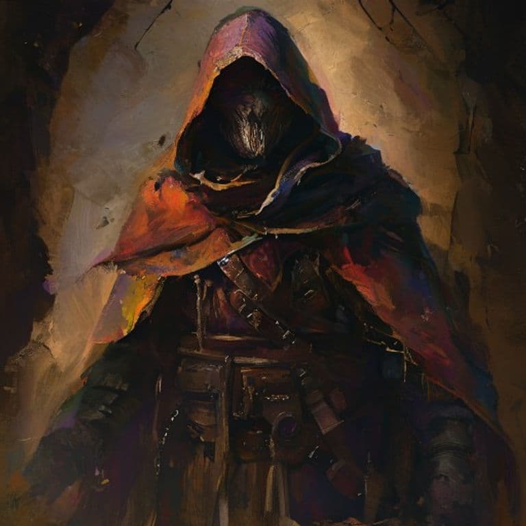Bandit Lord — fantasy monster illustration. Bandit Lord is a medium humanoid (Challenge Rating 4).