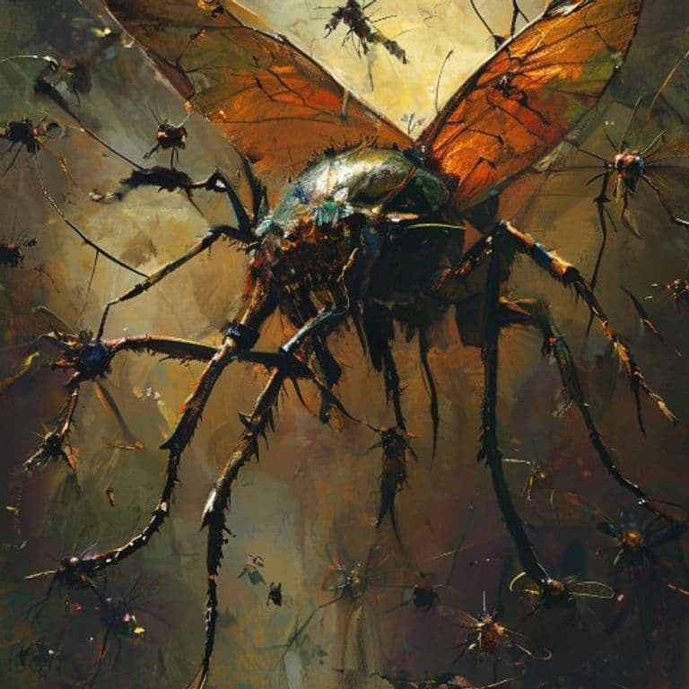 Insect, Swarm of Insects — fantasy monster illustration