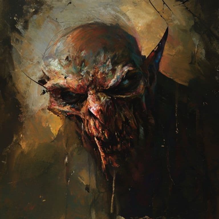 Ghul — fantasy monster illustration