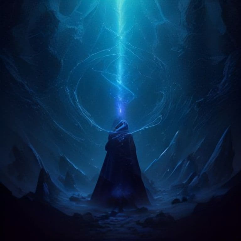 Cone of Cold — fantasy spell effect illustration. Cone of Cold is a 5th-level evocation available to Sorcerer, Wizard.