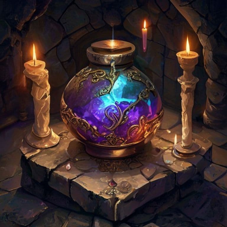 Orb of Obfuscation — fantasy item illustration
