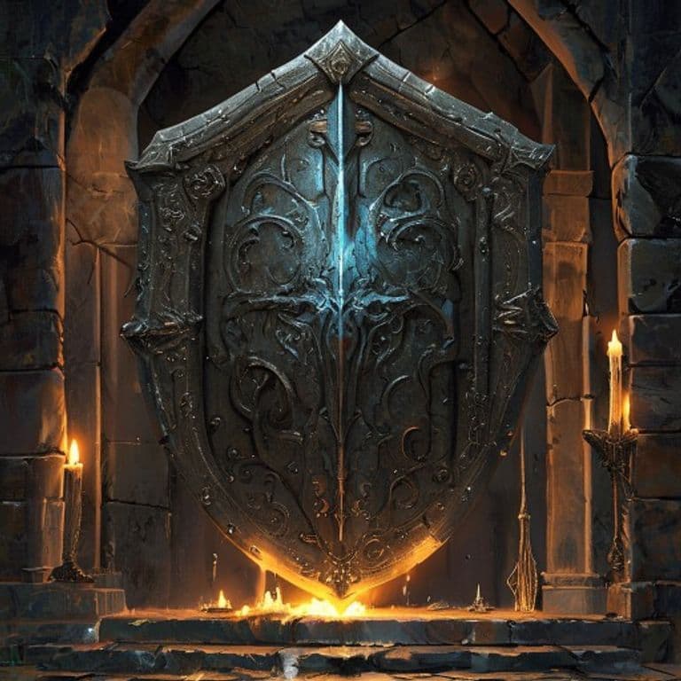 Spellguard Shield — fantasy item illustration