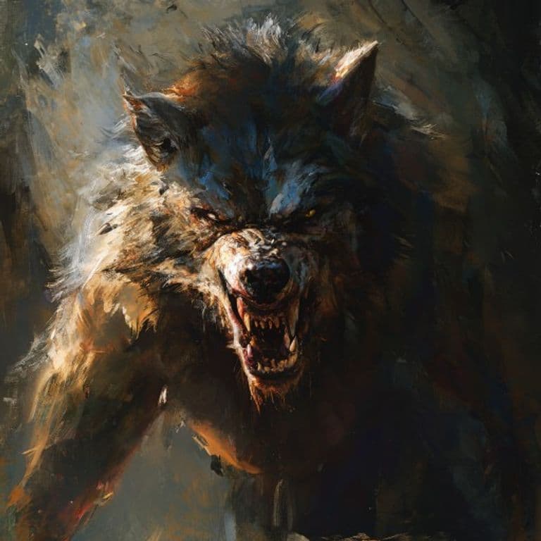 Alpha Werewolf — fantasy monster illustration