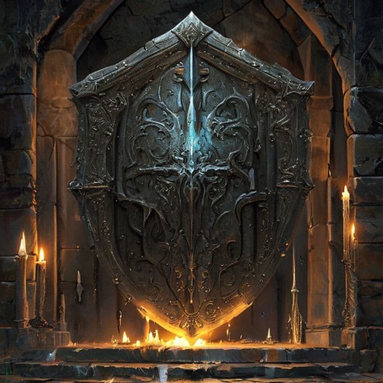 Spellguard Shield — fantasy item illustration