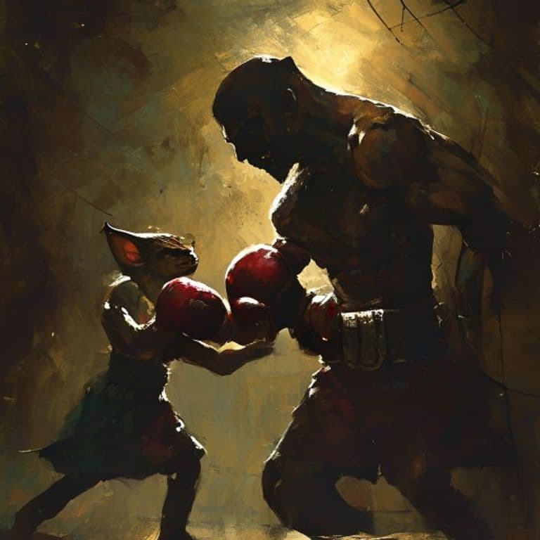 Shadow Boxer — fantasy monster illustration