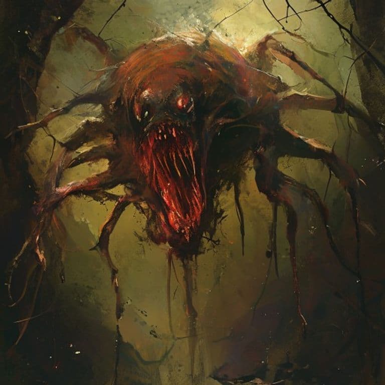 Skitterhaunt — fantasy monster illustration