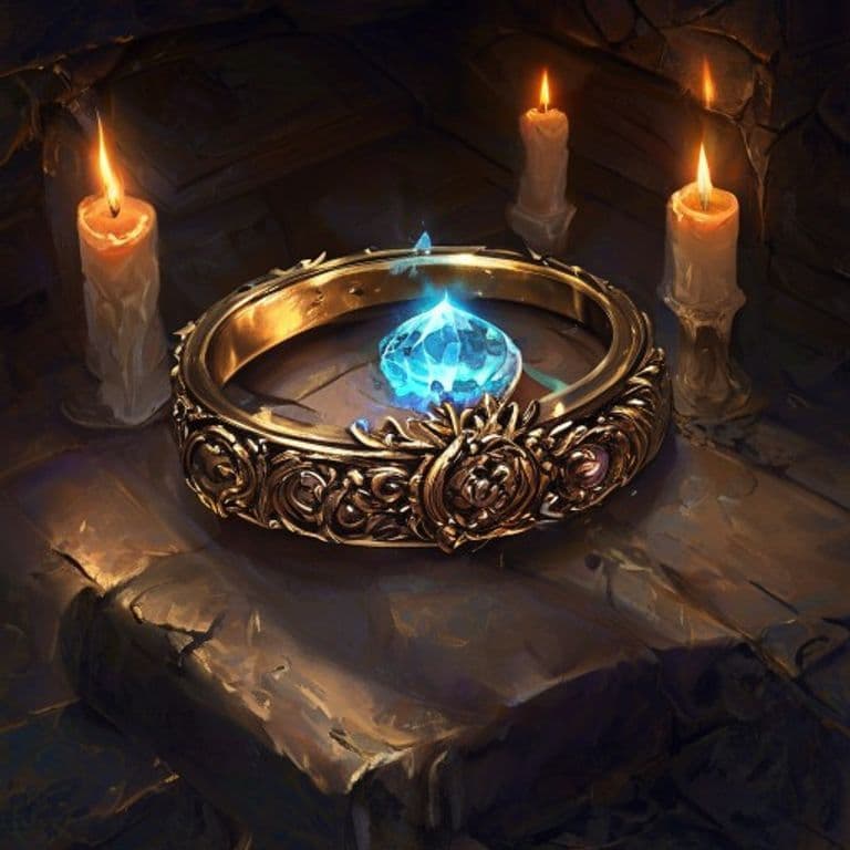 Ring of Bravado — fantasy item illustration