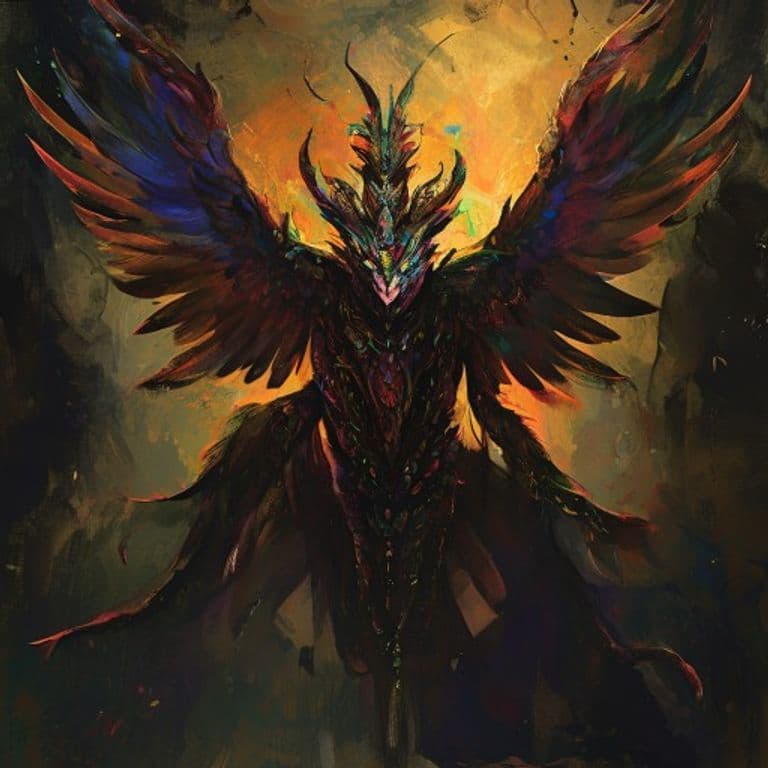 Kinnara — fantasy monster illustration