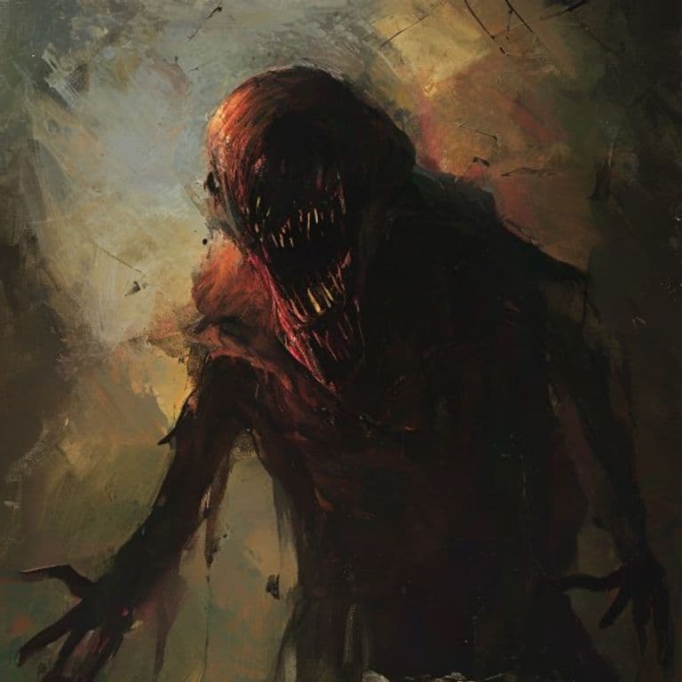Dark Voice — fantasy monster illustration