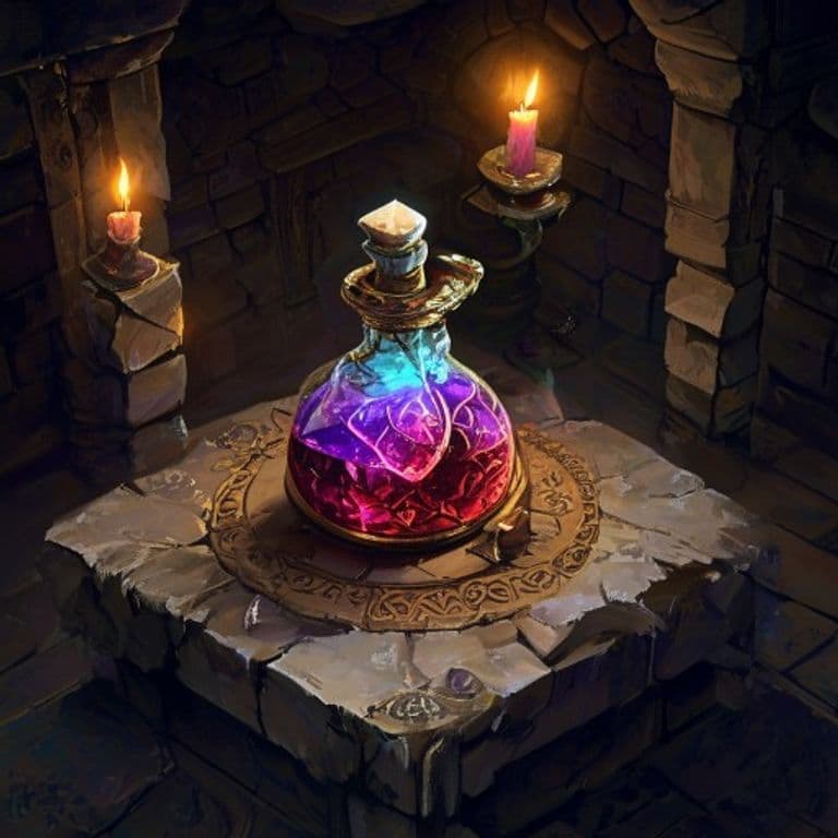 Hewer's Draught — fantasy item illustration