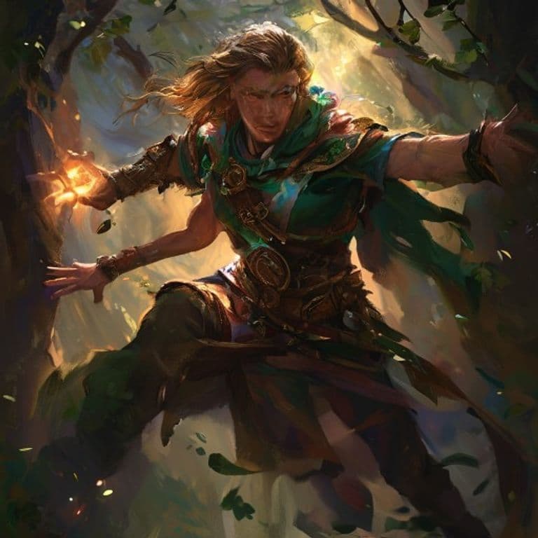 Druid — fantasy class hero illustration
