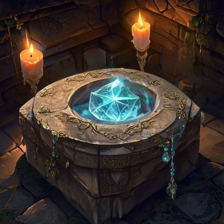 Luminescent Gum — fantasy item illustration