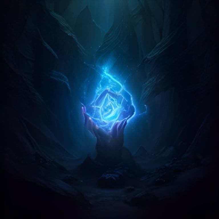 Darklight — fantasy spell effect illustration. Darklight is a 3rd-level evocation available to Druid, Sorcerer, Wizard.
