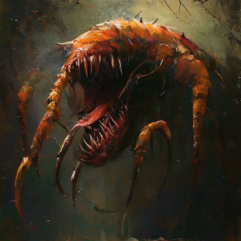 Chelicerae — fantasy monster illustration