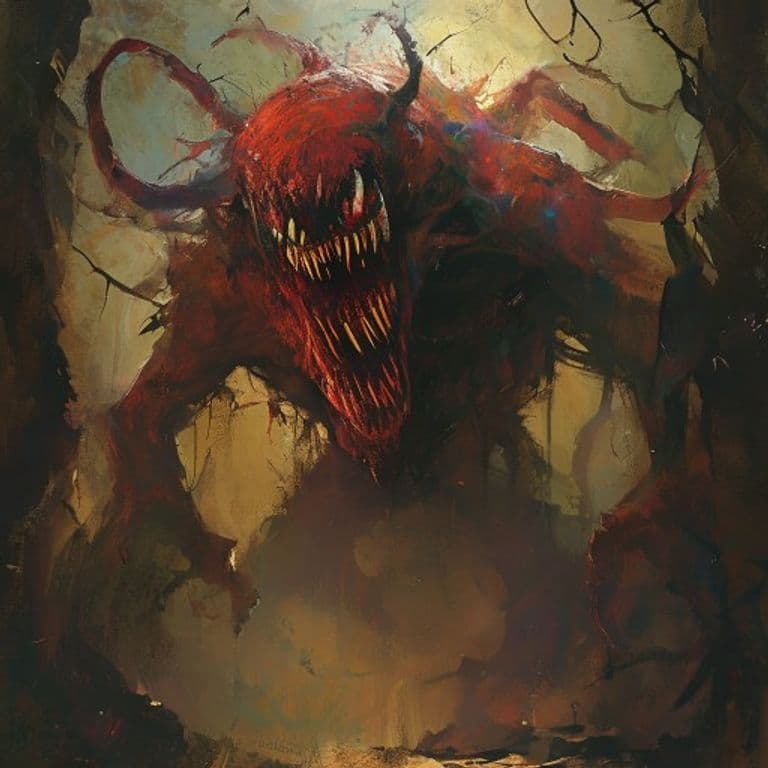 Spawn of Alquam — fantasy monster illustration