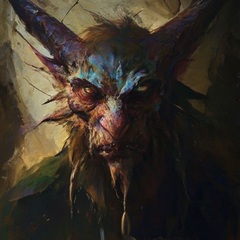 Lunarian — fantasy monster illustration