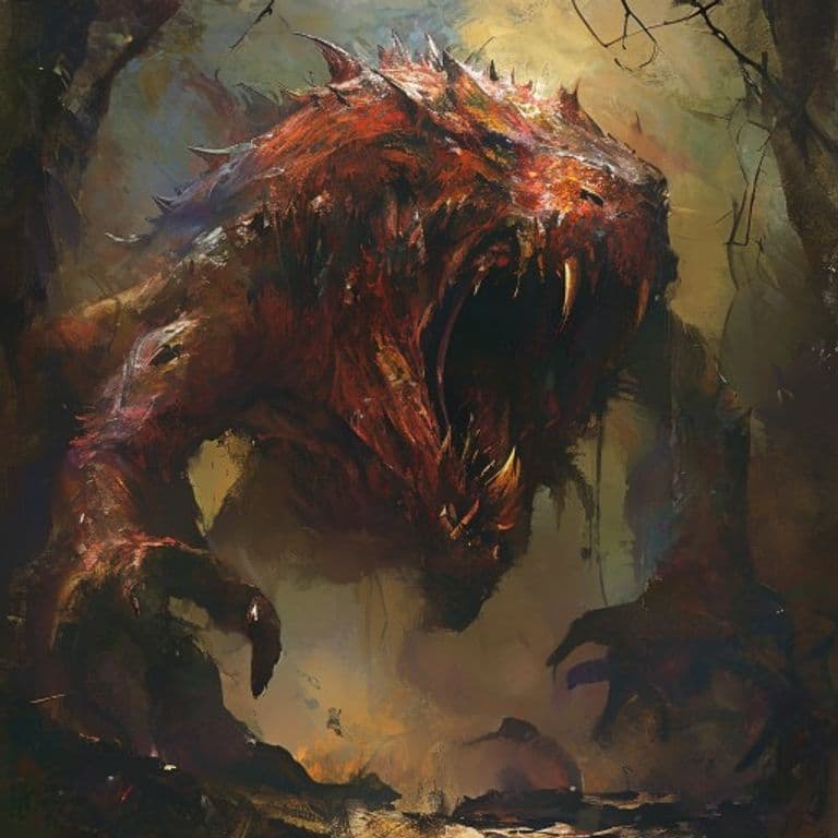 Remorhaz Spawn — fantasy monster illustration
