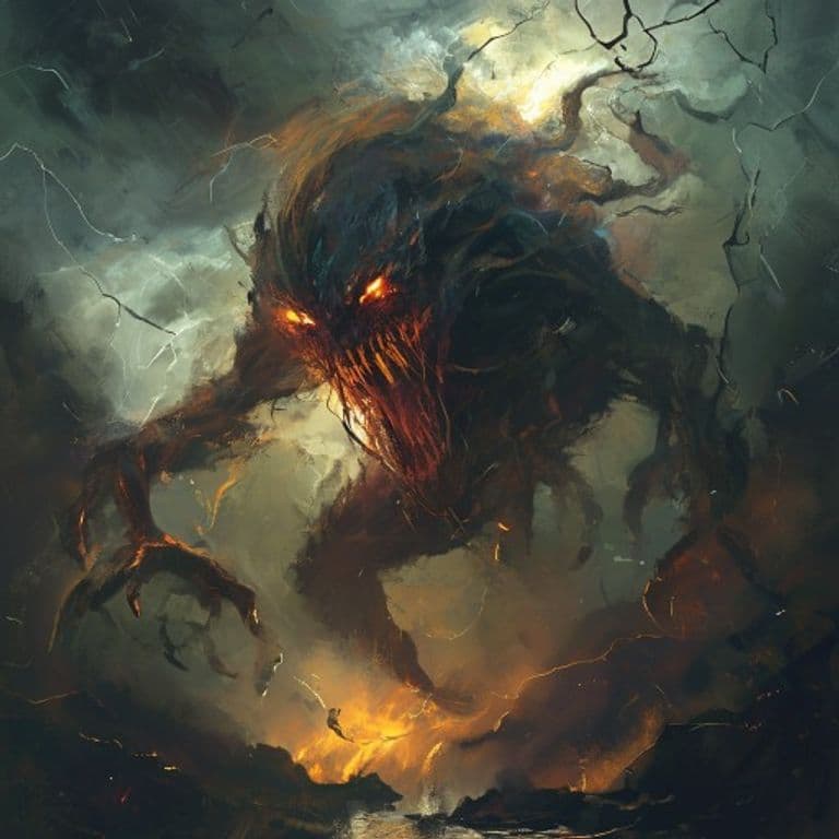 Slow Storm — fantasy monster illustration