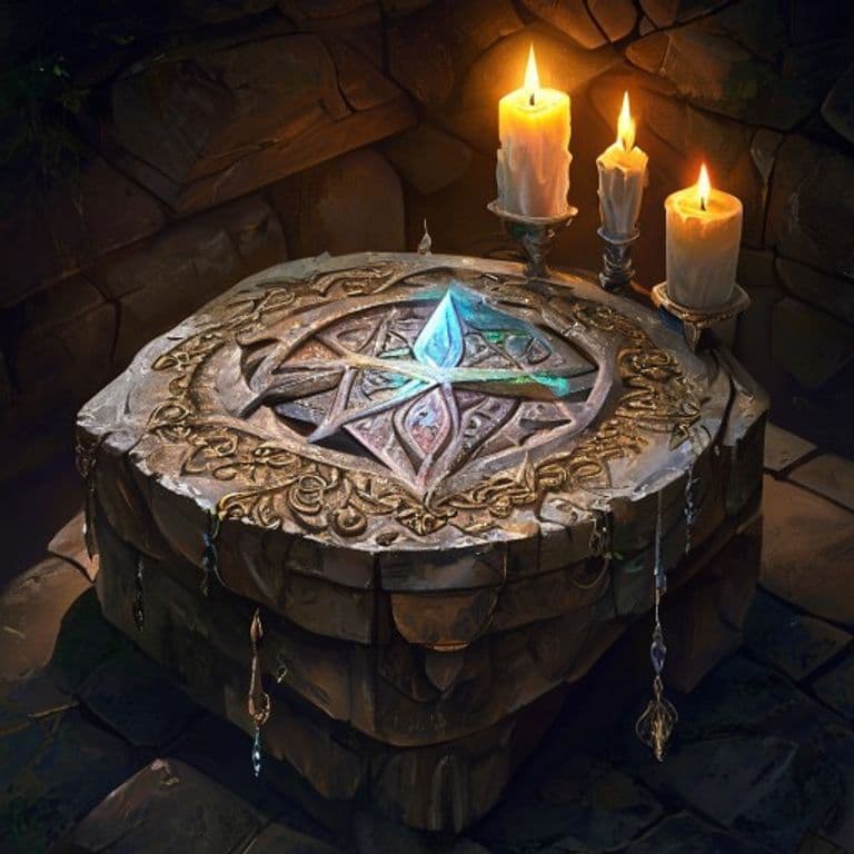 Waystone — fantasy item illustration