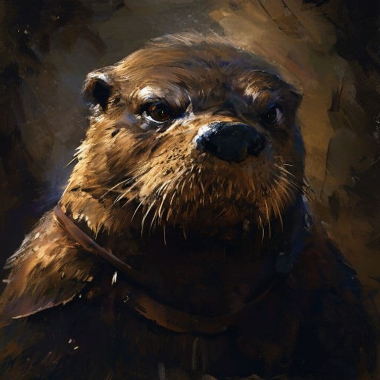 Otterfolk — fantasy monster illustration
