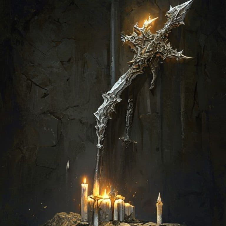 Breaker Lance — fantasy item illustration. Breaker Lance is a magic item (weapon) of rare rarity.