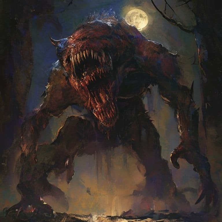 Nightgarm — fantasy monster illustration