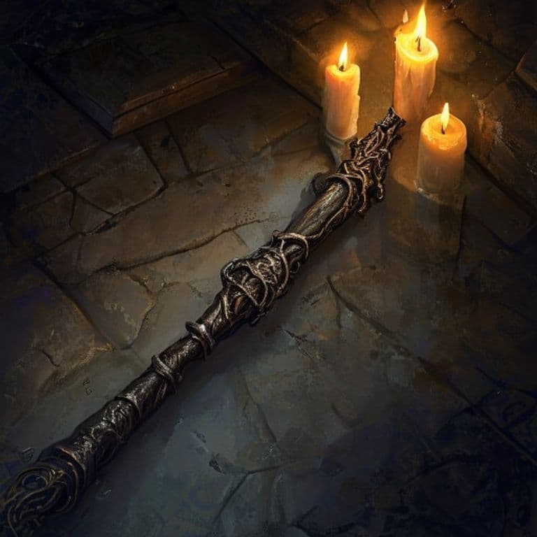 Cantrip Wand — fantasy item illustration