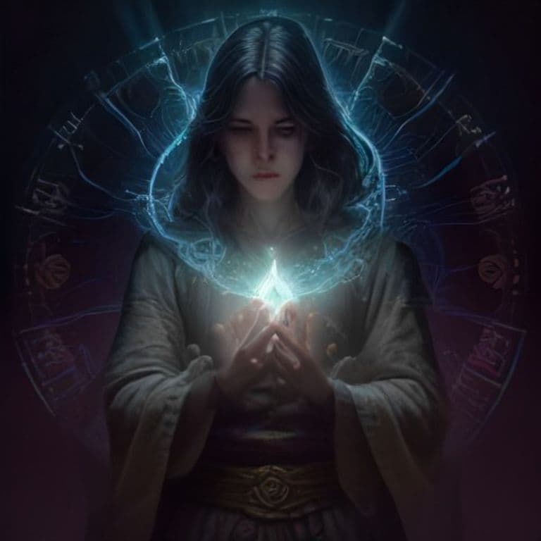 Convey Inner Peace — fantasy spell effect illustration. Convey Inner Peace is a 5th-level transmutation available to Bard, Cleric, Druid, Sorceror, Warlock, Wizard.